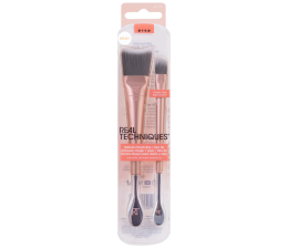 Real Techniques - Kit Pincel+Espátula Rosto E Olhos - 4270