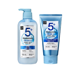 Mise en Scène - Shampoo Moisture Hyaluronic Acid Biotin 700g + Máscara Capilar 1500 Shot 300g