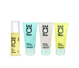Ice Professional – Tame My Hair - Óleo Anti-Frizz 50ml + Máscaras 50ml (Refill + Repair + Tame)