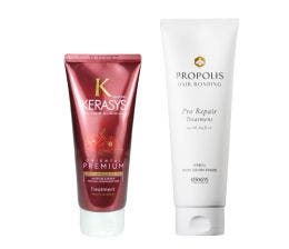 Kerasys Kit Máscara Oriental Premium 200ml + Propolis Hair Bonding Pro Repair Treatment 250ml