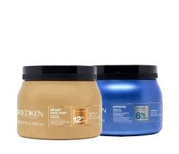 Redken - Máscaras Heavy Cream 500ml e Máscara Extreme 500ml