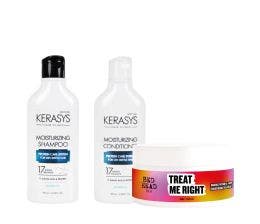 Trio Moisturizing Treat Me Right (Máscara 200ml + Grátis Sh 180ml + Cd 180ml)