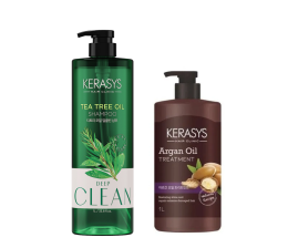 Kerasys Kit Profissional Raiz Oleosa e Pontas Secas (Real Nature)