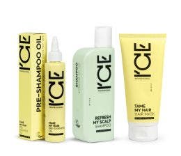 Ice Professional - Trio Equilíbrio Capilar para Raízes Oleosas e Pontas Secas
