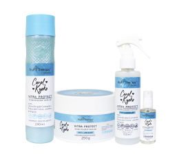 Carol Kyoko + Left Cosméticos - Vitra Protect Kit (Shampoo + Máscara + Spray + Sérum)