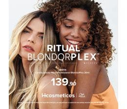 Serviço - Ritual BlondorPlex (Tratamento + Modelagem) Grátis Condicionador 30ml